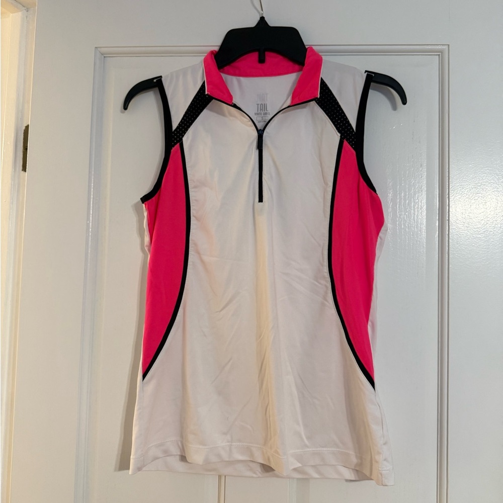 Women's Sleeveless Zip-Up golf Top
